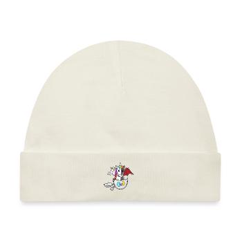 Baby Einhorn Geburt Eierschale gut böse Eier - Baby Premium Organic Mütze - Naturweiß - Vorne