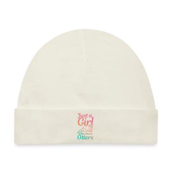 Otter - Baby Premium Organic Mütze - Naturweiß - Vorne