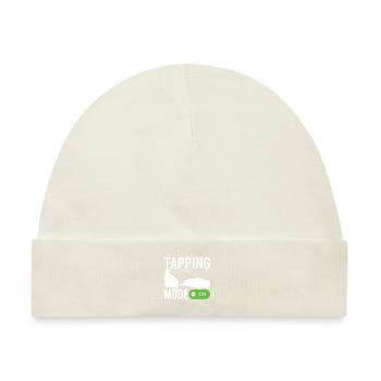 Stepptanz Stepptänzer - Baby Premium Organic Mütze - Naturweiß - Vorne