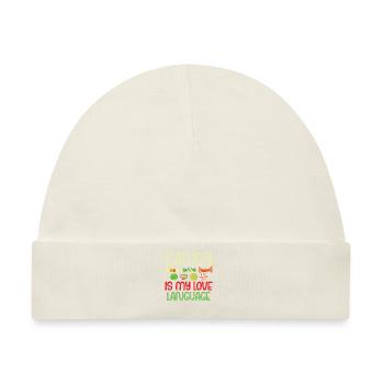 Candy Gift - Baby Premium Organic Mütze - Naturweiß - Vorne