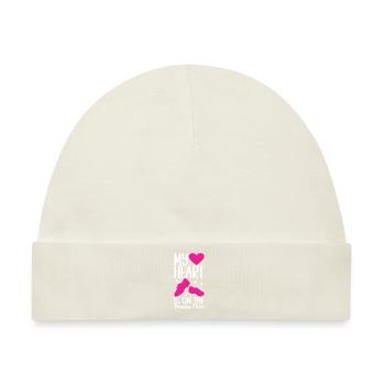 Stepptanz Stepptänzer - Baby Premium Organic Mütze - Naturweiß - Vorne