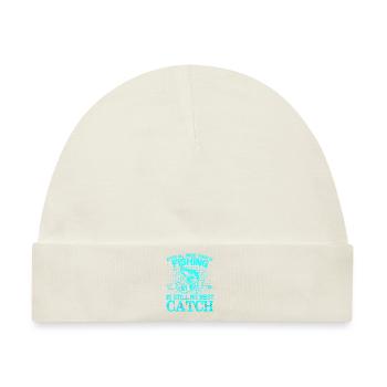 fisch, fisch, angeln, see, meer, angeln, fauna, exotisch - Baby Premium Organic Mütze - Naturweiß - Vorne
