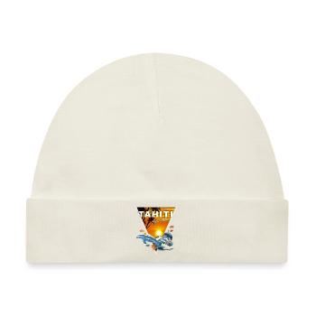 Tahiti Französisch-Polynesien Delfin - Baby Premium Organic Mütze - Naturweiß - Vorne