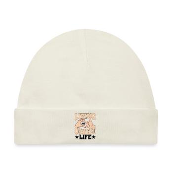 Living My Okayest Life 5 - Baby Premium Organic Mütze - Naturweiß - Vorne