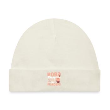 Chai Tee Schwarzer Tee Eistee Boba Tee - Baby Premium Organic Mütze - Naturweiß - Vorne