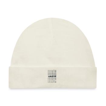 Modern Minimal Stadt - Nauru Uaboe - Baby Premium Organic Mütze - Naturweiß - Vorne