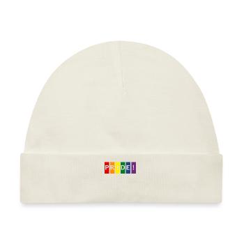 Pride-Farben - Baby Premium Organic Mütze - Naturweiß - Vorne
