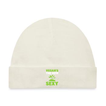 Lustige Veganer Vegan Aktivist - Baby Premium Organic Mütze - Naturweiß - Vorne