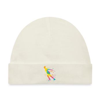 Eiskunstläufer Schlittschuhlaufen Eiskunstlauf - Baby Premium Organic Mütze - Naturweiß - Vorne