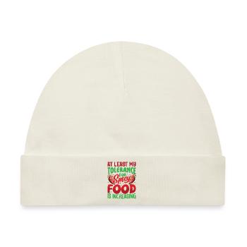 Spicy Food Lover Bekleidung Für Kochbegeisterte - Baby Premium Organic Mütze - Naturweiß - Vorne