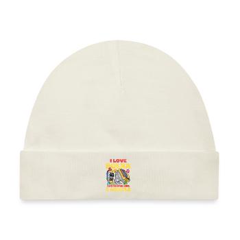 Akkordeon Polka Musik Geschenk - Baby Premium Organic Mütze - Naturweiß - Vorne