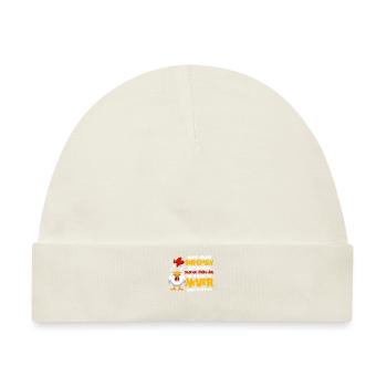 Huhn Henne - Baby Premium Organic Mütze - Naturweiß - Vorne