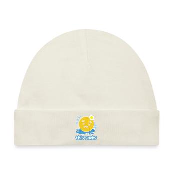 Das ist Scheisse - Baby Premium Organic Mütze - Naturweiß - Vorne