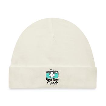 Aperture Engel - Lustige Fotografie - Baby Premium Organic Mütze - Naturweiß - Vorne