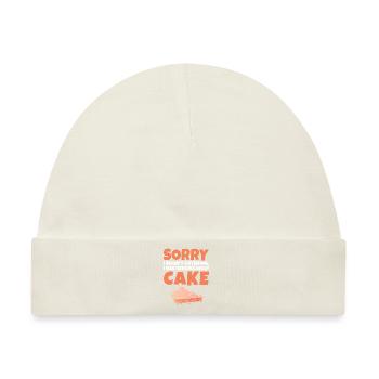 Cake Lover Cake Gift - Baby Premium Organic Mütze - Naturweiß - Vorne