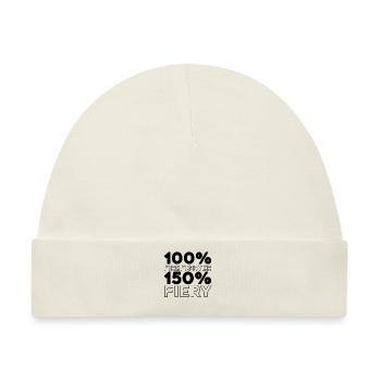 Feuerwehrmann - Baby Premium Organic Mütze - Naturweiß - Vorne