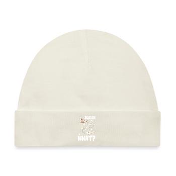 Schlittenfahren Schlittenhunde - Baby Premium Organic Mütze - Naturweiß - Vorne