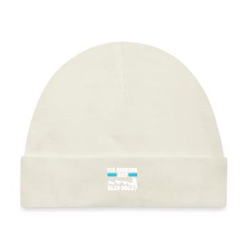 Schlittenfahren Schlittenhunde - Baby Premium Organic Mütze - Naturweiß - Vorne
