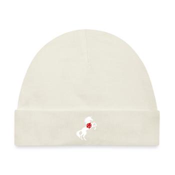 Einhorn Anarchie Symbol T-Shirt Anarchismus Magisch - Baby Premium Organic Mütze - Naturweiß - Vorne
