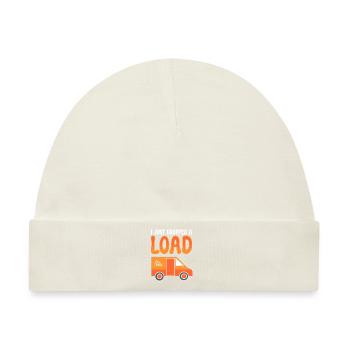 I Just Dropped A Load Pizzalieferant - Baby Premium Organic Mütze - Naturweiß - Vorne