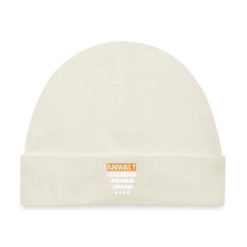 Anwalt - Baby Premium Organic Mütze - Naturweiß - Vorne