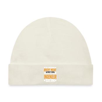 Ingenieur - Baby Premium Organic Mütze - Naturweiß - Vorne