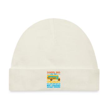 School Bus Pre-trip Checklist, Not Bent, 5 - Baby Premium Organic Mütze - Naturweiß - Vorne