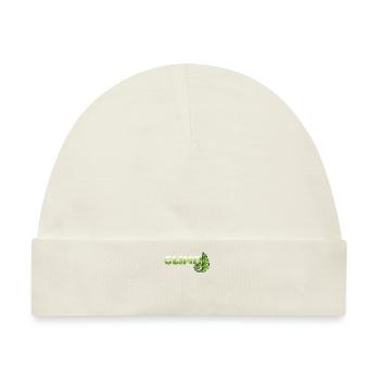 Bouldern, Klettern, Freiklettern Chameleon Boulder - Baby Premium Organic Mütze - Naturweiß - Vorne