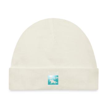 Pferdeliebhaber Reiten Reiten - Baby Premium Organic Mütze - Naturweiß - Vorne