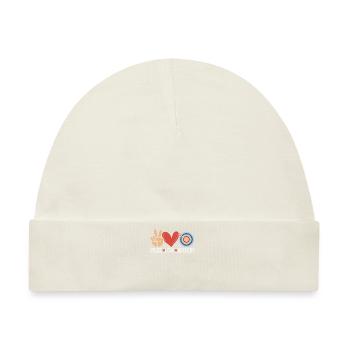 Peace Love Bogenschießen Jagd Compound Bogen Lustig - Baby Premium Organic Mütze - Naturweiß - Vorne
