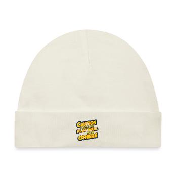 Caution Does Not Play Well With Others 93 - Baby Premium Organic Mütze - Naturweiß - Vorne