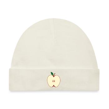 Apfel Pflücken Apfel Butter Pflücker Apfel - Baby Premium Organic Mütze - Naturweiß - Vorne