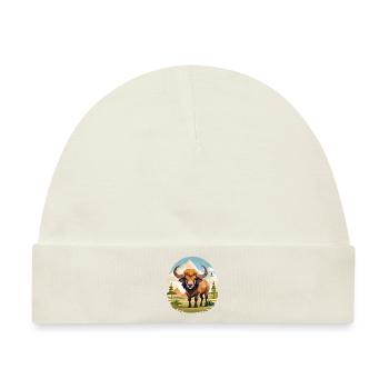 Büffel - Baby Premium Organic Mütze - Naturweiß - Vorne