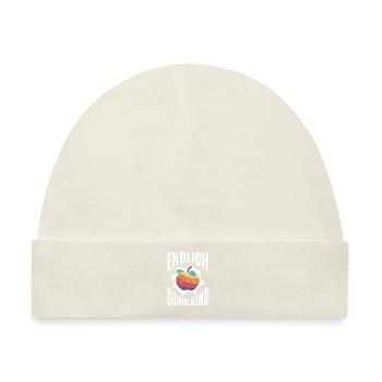 School 1. Grade - Baby Premium Organic Mütze - Naturweiß - Vorne