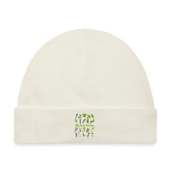 Mein Kräutergarten - Heilkräuter - Baby Premium Organic Mütze - Naturweiß - Vorne