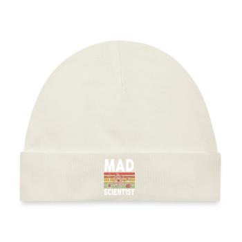 Mad Scientist - Baby Premium Organic Mütze - Naturweiß - Vorne