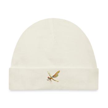 Libelle Dragonfly Bunte Flügel Süße Libellen - Baby Premium Organic Mütze - Naturweiß - Vorne