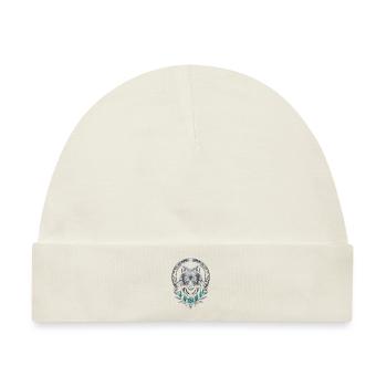 Mittelalterlicher Polarwolf - Baby Premium Organic Mütze - Naturweiß - Vorne