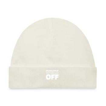 Breakdance Breakdancer Breakdancing - Baby Premium Organic Mütze - Naturweiß - Vorne