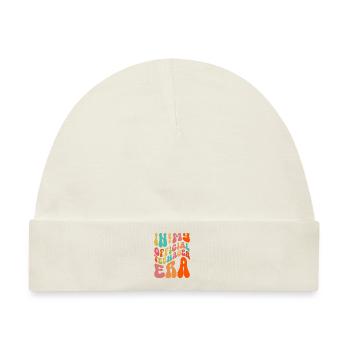 Teenager Teenie Teen Teens Teeny Geschenk - Baby Premium Organic Mütze - Naturweiß - Vorne