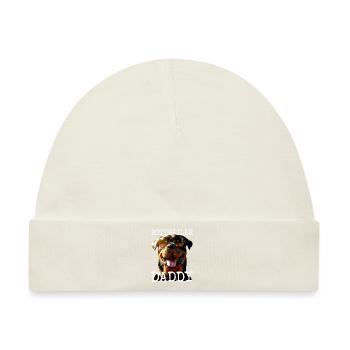 Rottweiler Daddy Papa Vater Vatertag Dad Hunde - Baby Premium Organic Mütze - Naturweiß - Vorne
