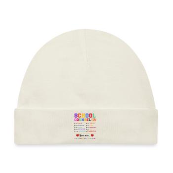 School Counselor School Counselor - Baby Premium Organic Mütze - Naturweiß - Vorne