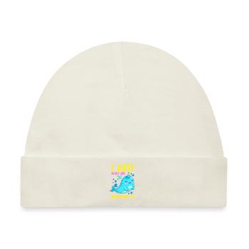 Narwhal Sea Süßer Narwhaler Liebhaber - Baby Premium Organic Mütze - Naturweiß - Vorne