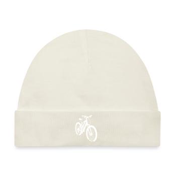 Sport Fahrrad Sportlich Fahrradtour - Baby Premium Organic Mütze - Naturweiß - Vorne