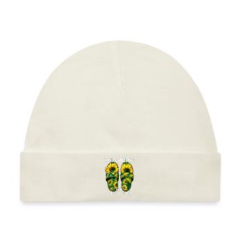 WAHLSCHLAPPEN NEUE VERLIERER EDITION - Baby Premium Organic Mütze - Naturweiß - Vorne