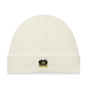 mystisch Wald Hirsche Hirsch Rotwild Natur Rehbock - Baby Premium Organic Mütze - Naturweiß - Vorne