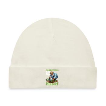 Gardeners Know All The Dirt 2 - Baby Premium Organic Mütze - Naturweiß - Vorne