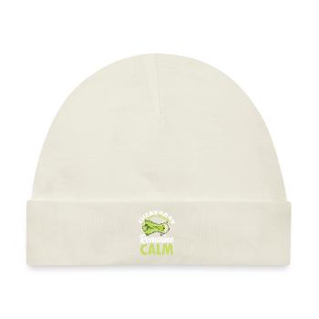 Everybody Romaine Calm für Veganer und - Baby Premium Organic Mütze - Naturweiß - Vorne