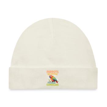 Parrots The Original Feathered Comedians - Baby Premium Organic Mütze - Naturweiß - Vorne