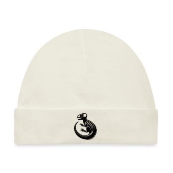 Dinosaurier-Fossil - Baby Premium Organic Mütze - Naturweiß - Vorne